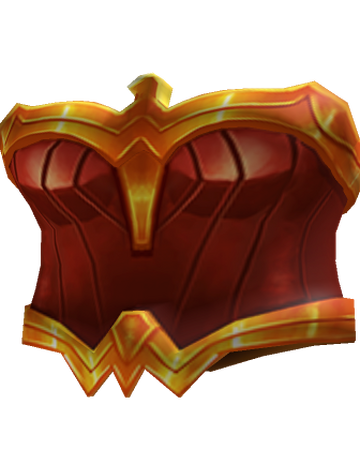 Wonder Woman S Armor Roblox Wikia Fandom - wonder woman roblox prizes