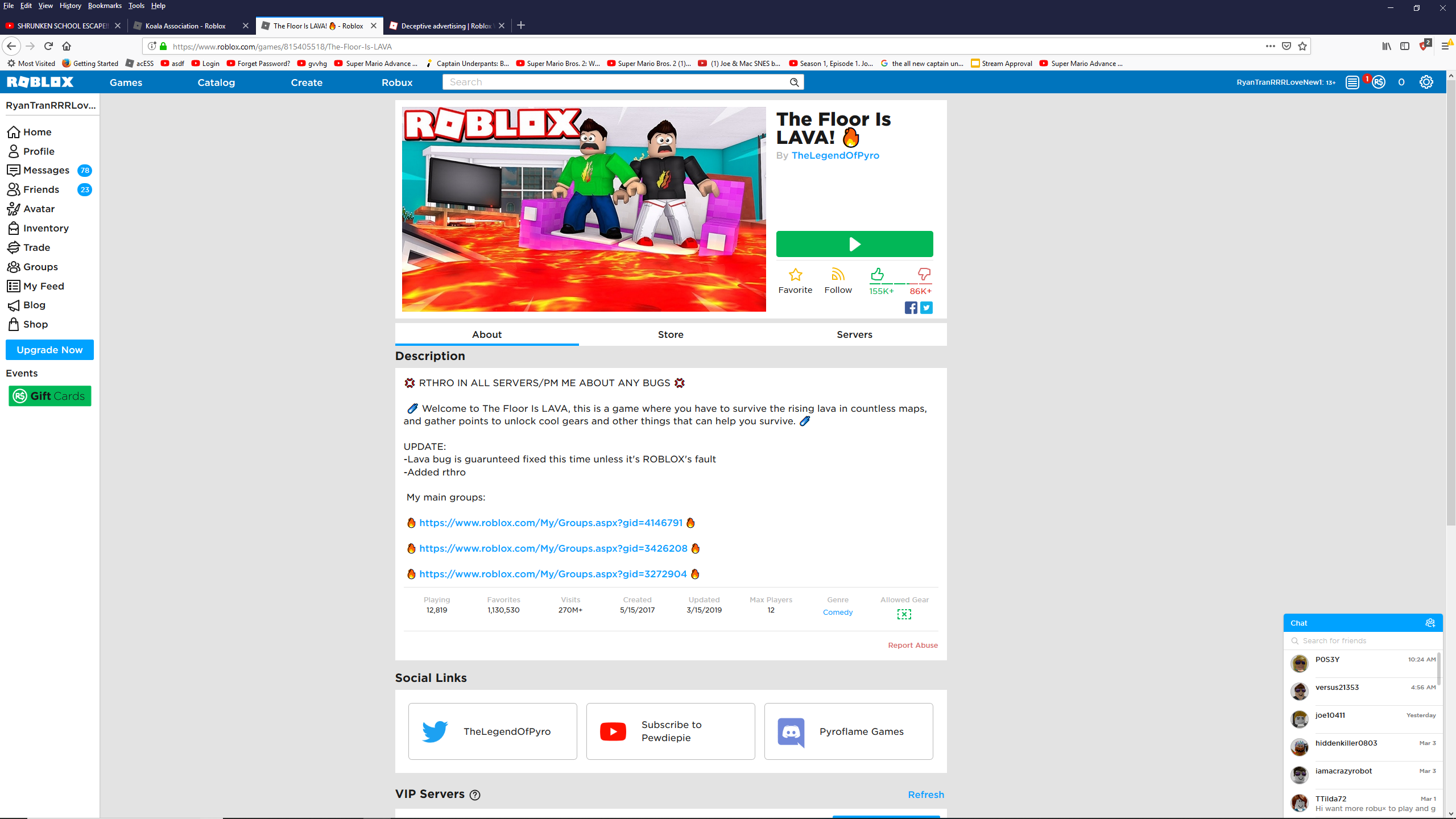 Roblox Advertising