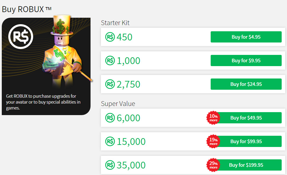 Cheapest Robux Card