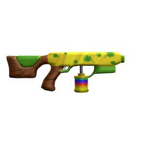 Leprachaun S Gold Rainbow Laser Gun Roblox Wikia Fandom