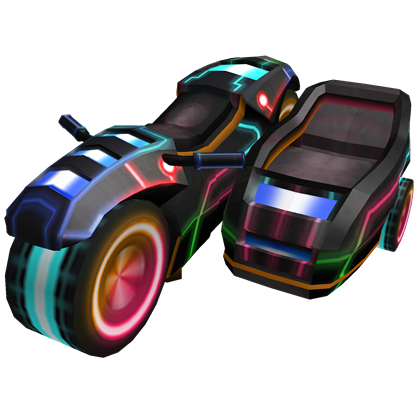 Rainbow Disco Hyperbike With Sidecar Roblox Wikia Fandom Powered - rainbow disco hyperbike with sidecar