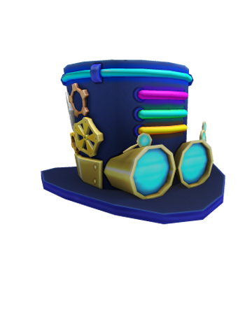 Neon Blue Top Hat Roblox