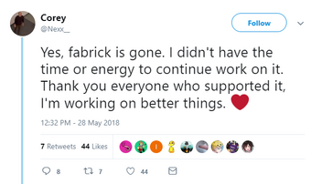 Fabrick Roblox Wikia Fandom - roblox is shutting down tweet