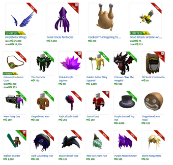 Black Friday Sale Roblox Wikia Fandom - buying limited roblox items from black friday sale 2017