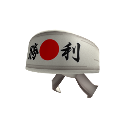 White Ninja Headband Roblox