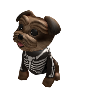 roblox avatar of the week Puppy Of The Week Skeleton Puppy Roblox Wikia Fandom
