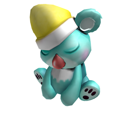 Teal Sleepy Koala Roblox Wikia Fandom - roblox teddy bear hat