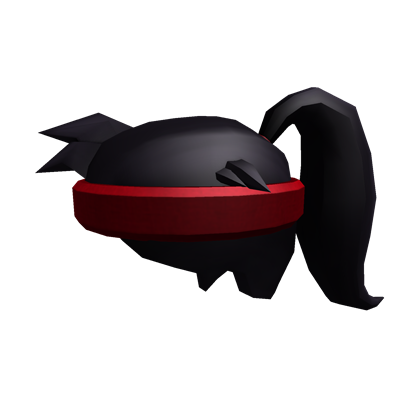 Jet Black Ponytail with Red Hairband  Roblox Wikia 