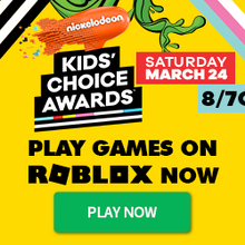 Roblox Kids Choice Awards 2018 Room Escape