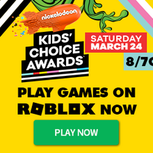 Kids Choice Awards 2018 Roblox Wikia Fandom
