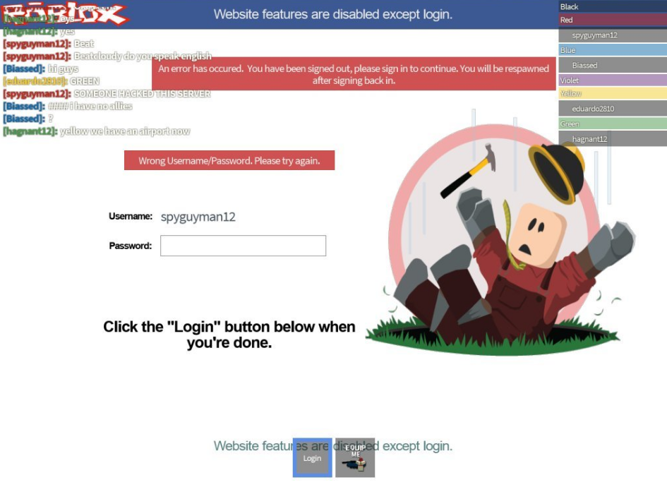 Roblox Login Gui Exploit