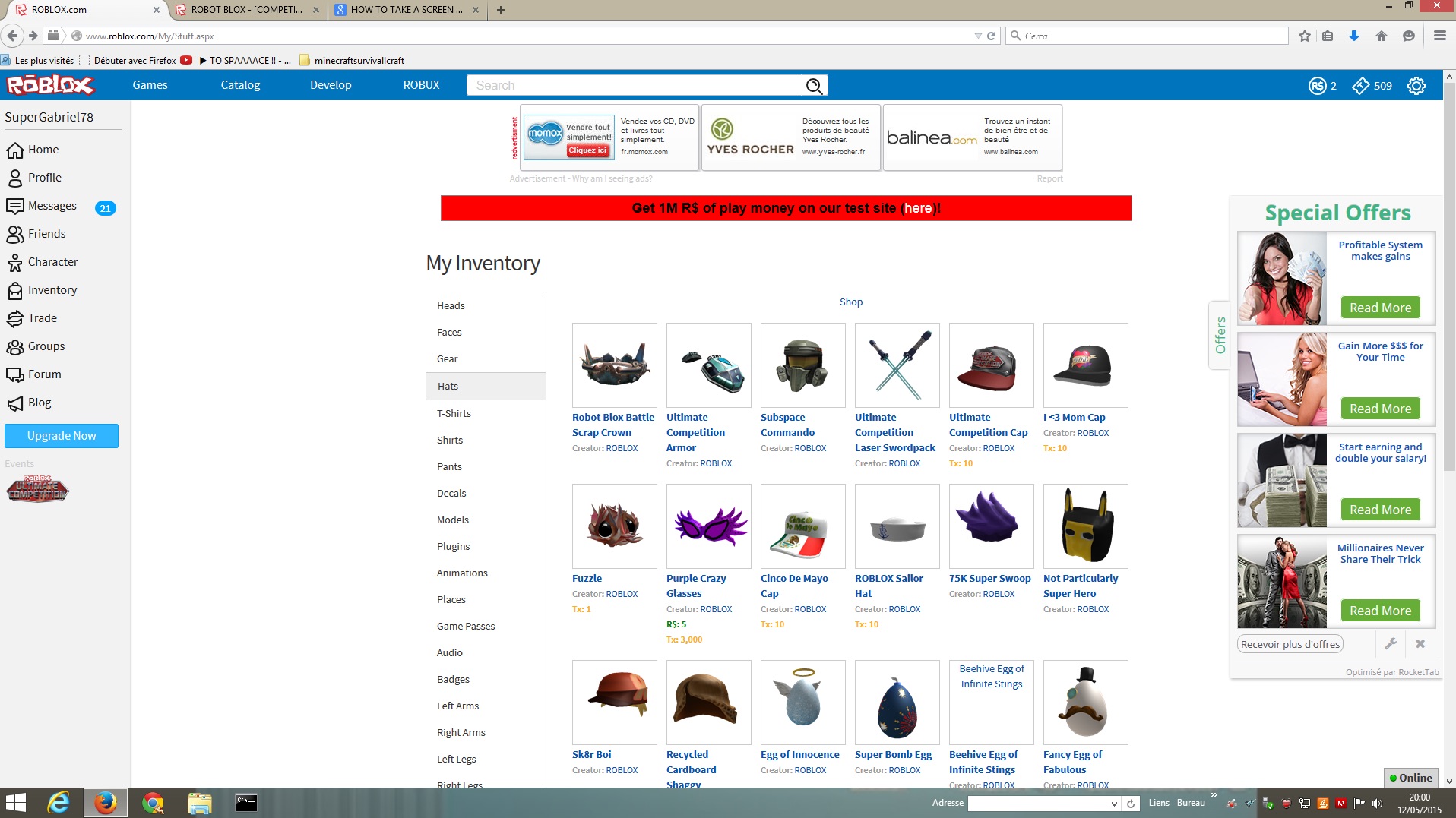 April 12th 2012 Roblox Hackings