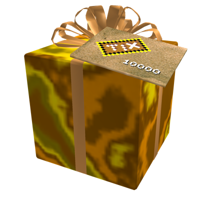 Opened Tan Gift Of Ten Kilo Tix Roblox Wikia Fandom