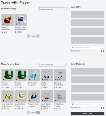 Roblox Create Inventory