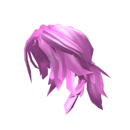 Pink Roblox Hair - ponytail roblox hair free