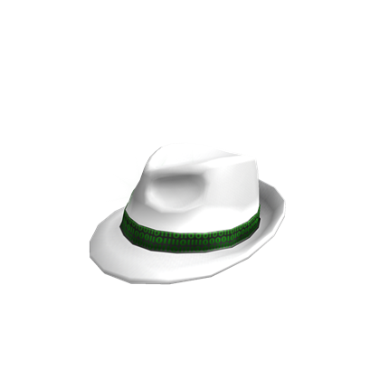 Binary Banded Boss White Hat