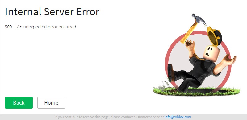 Error Pages Roblox Wikia Fandom Powered By Wikia - when you go to internal server error