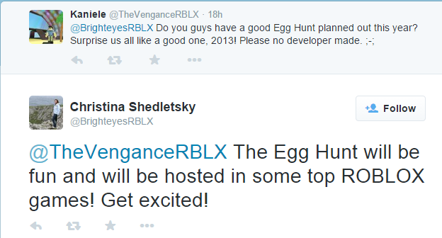 Developer Made Events Roblox Wikia Fandom Powered By Wikia - brighteyes tweet announcing the 2015 egg hunt dev events have caused a majority of the roblox community