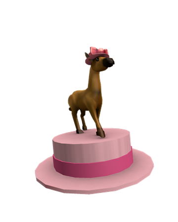 Pink Derby Hat Roblox Wikia Fandom - roblox deer hat