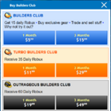 Builders Club Wiki Roblox Fandom - precios de robux