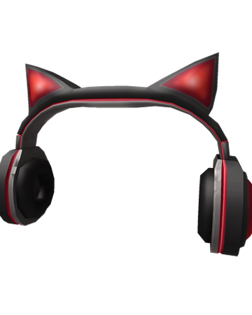 red roblox ears Crimson Cat Ears Headphones Roblox Wikia Fandom