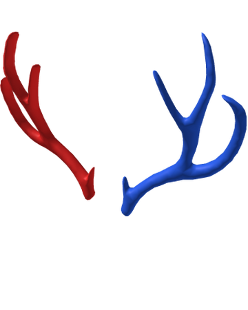 3d Antlers Roblox Wikia Fandom - red and blue antlers roblox