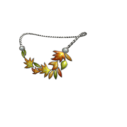 Ornate Leaves Necklace Roblox Wikia Fandom - chain with gun roblox