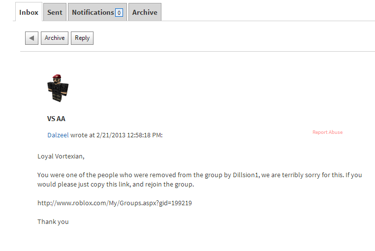 Vortex Security Roblox Wikia Fandom Powered By Wikia - the message that was sent by agentcg now known as dalzeel to exiled members
