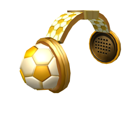 Golden Soccer Headphones Roblox Wikia Fandom Powered By - 