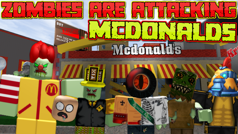 Zombies Are Attacking Mcdonalds 2 Roblox Wikia Fandom - zombie song 1 hour in roblox