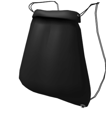 Black Drawstring Bag Roblox Wikia Fandom - black robux backpack roblox wikia fandom