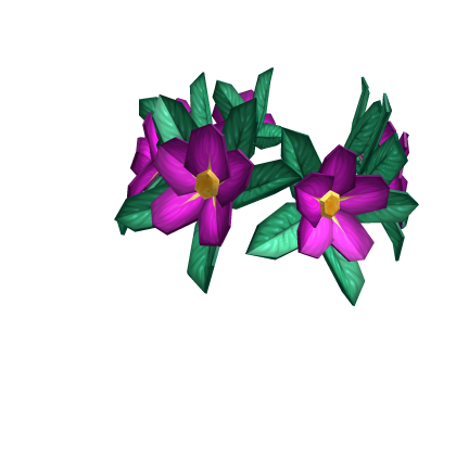 Purple Hibiscus Flower Crown Roblox Wikia Fandom Powered - flower roblox