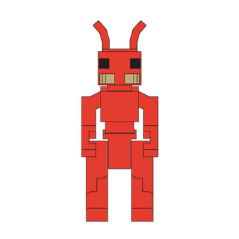 Roblox Booga Booga Fire Ant New Figure Virtual Code Mix Match New - red fire ant shirt roblox