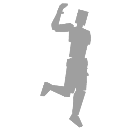 Transparent Roblox Character Dancing