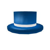 Blue Top Hat With White Band Roblox Wikia Fandom