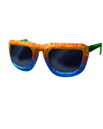 roblox item rainbow glasses Omega Rainbow Shades Roblox Wikia Fandom