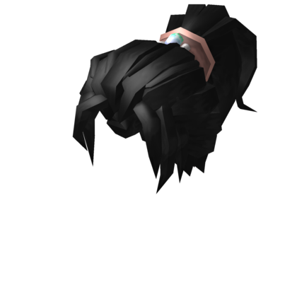 roblox hair code for black ponytail