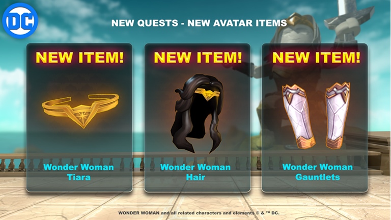 Wonder Woman The Themyscira Experience Roblox Wikia Fandom - roblox treasure quest pearl locations