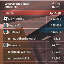 Player List Roblox Wikia Fandom