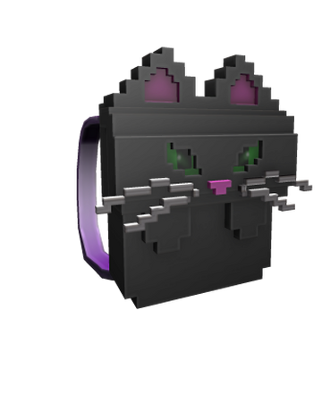 8 Bit Black Cat Backpack Roblox Wikia Fandom