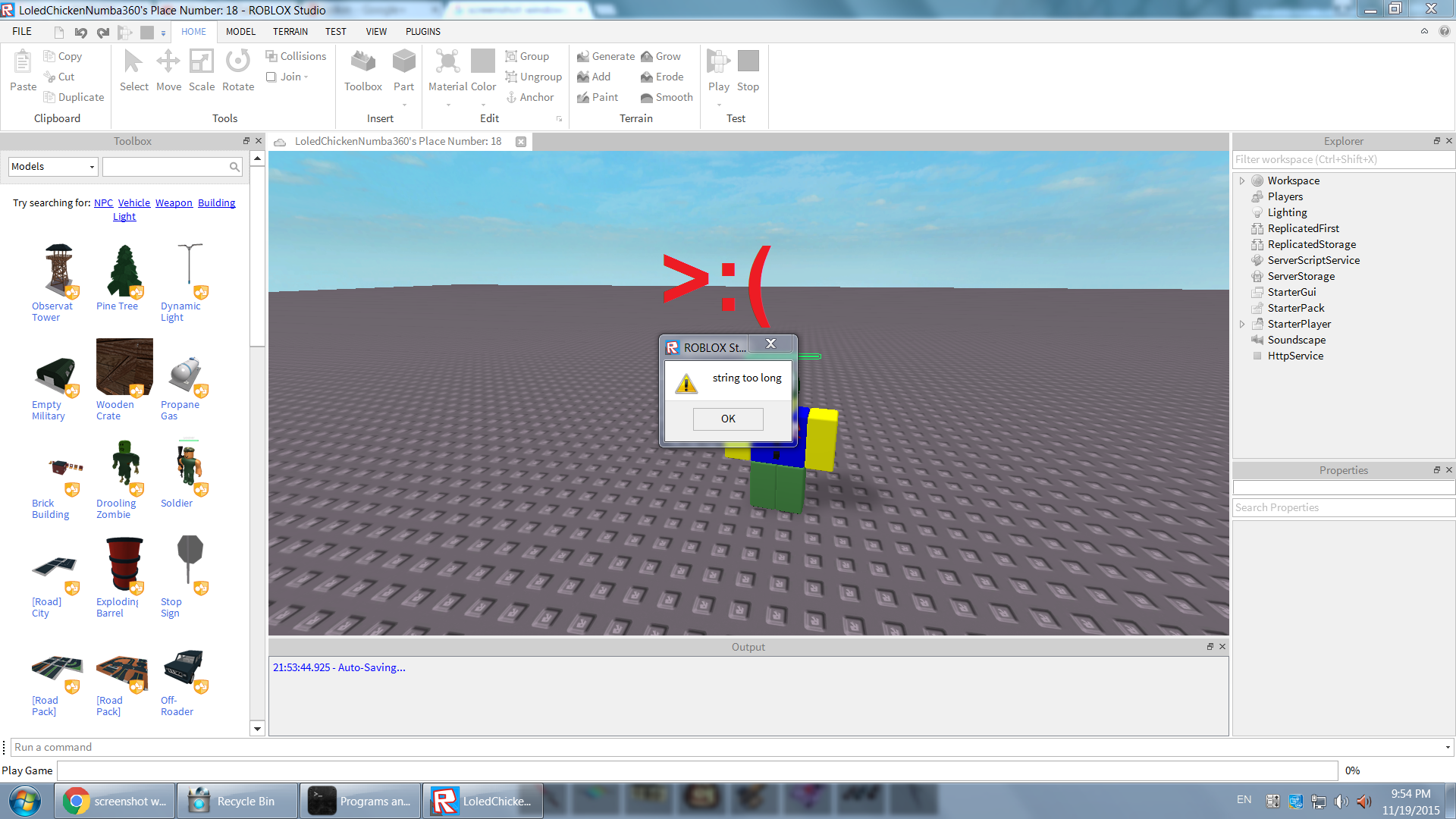 Roblox Studio Screenshot