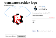 Scripter Roblox Wikia Fandom Powered By Wikia - the transparent roblox logo t shirt as seen in 2008