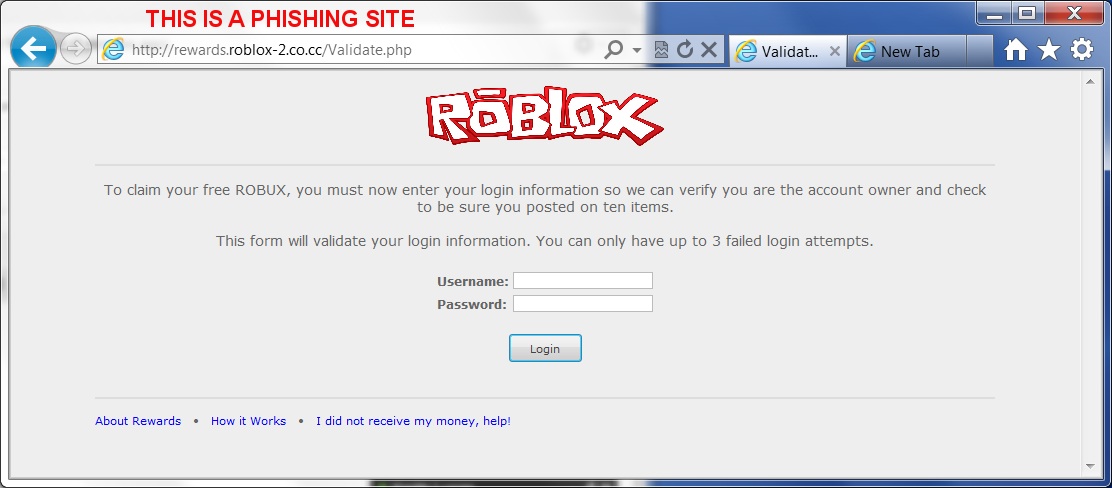 roblox phishing account scam safe login might keep scamming example wikia tips messages websites app fandom