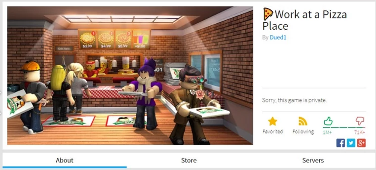 Roblox Work At A Pizza Place Reddit