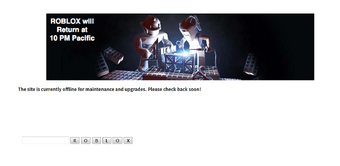 Roblox Under Maintenance