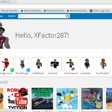 Roblox Homepage Roblox Wikia Fandom