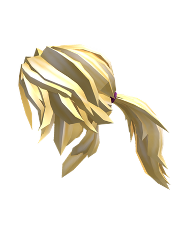 Yellow Hair Roblox Blonde Action Ponytail Roblox Wikia Fandom