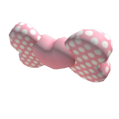 Cute Pink Heart Bow Roblox Wikia Fandom - pink cute roblox outfit codes