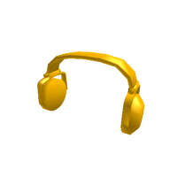 Golden Headphones Roblox Wikia Fandom