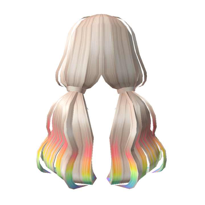 Dream Girl Low Pigtails Blonde To Rainbow Roblox Wikia Fandom